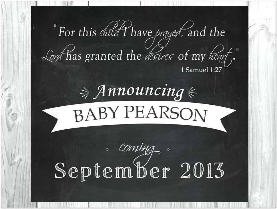 Baby Announcement Templates Free Online