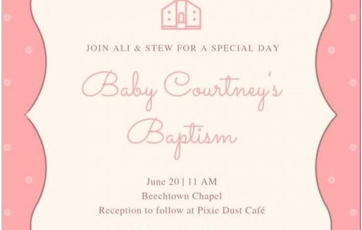 Baby Dedication Invitation Templates Free Download