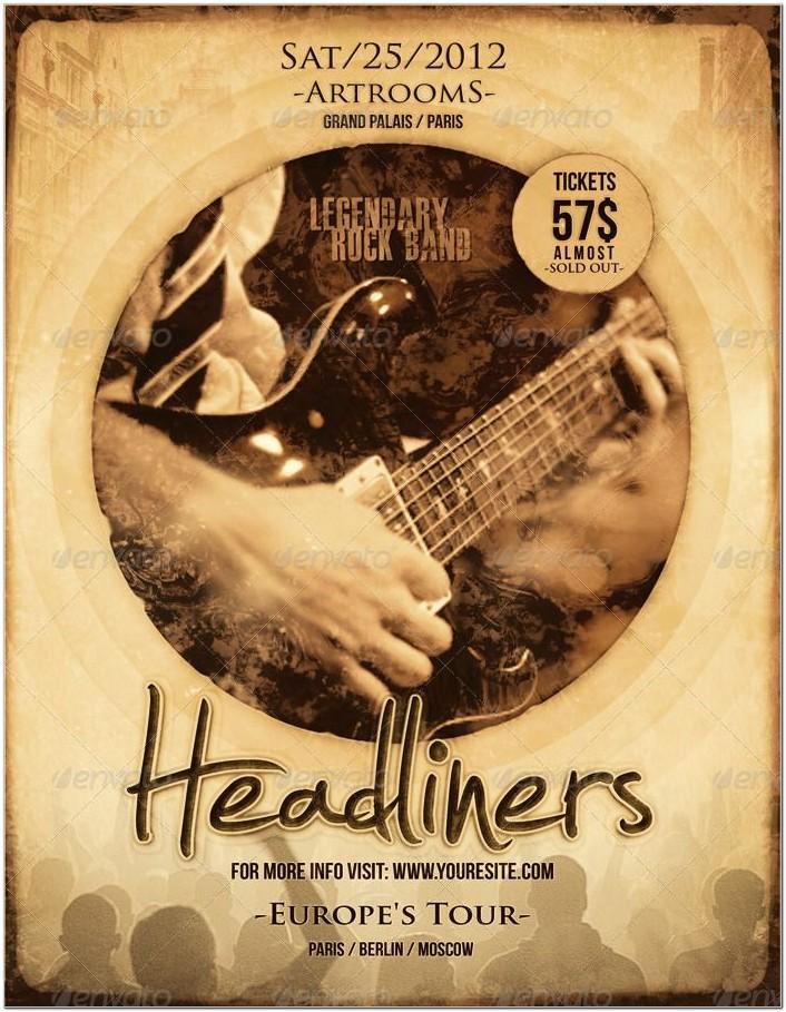Band Flyer Design Templates Free