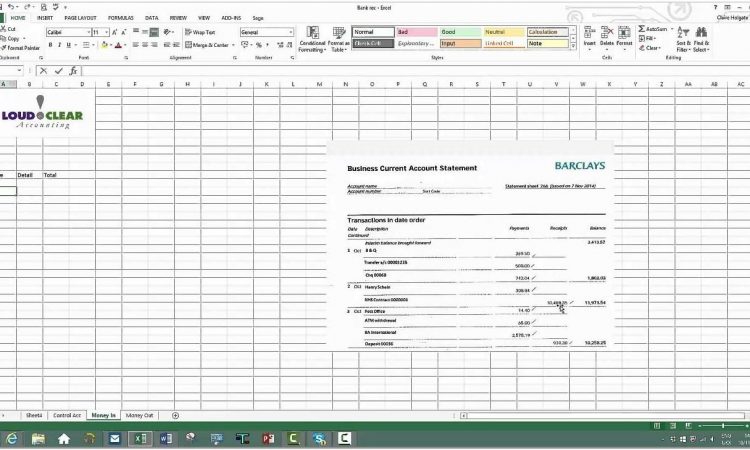 Bank Reconciliation Statement Template Free