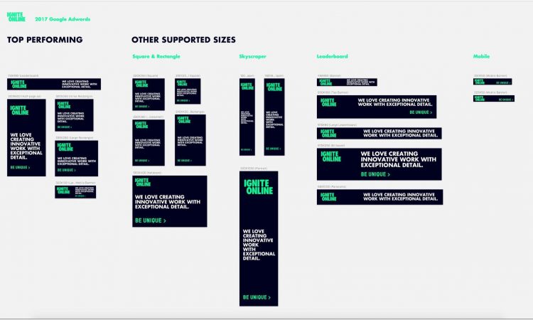 Banner Ad Templates Illustrator