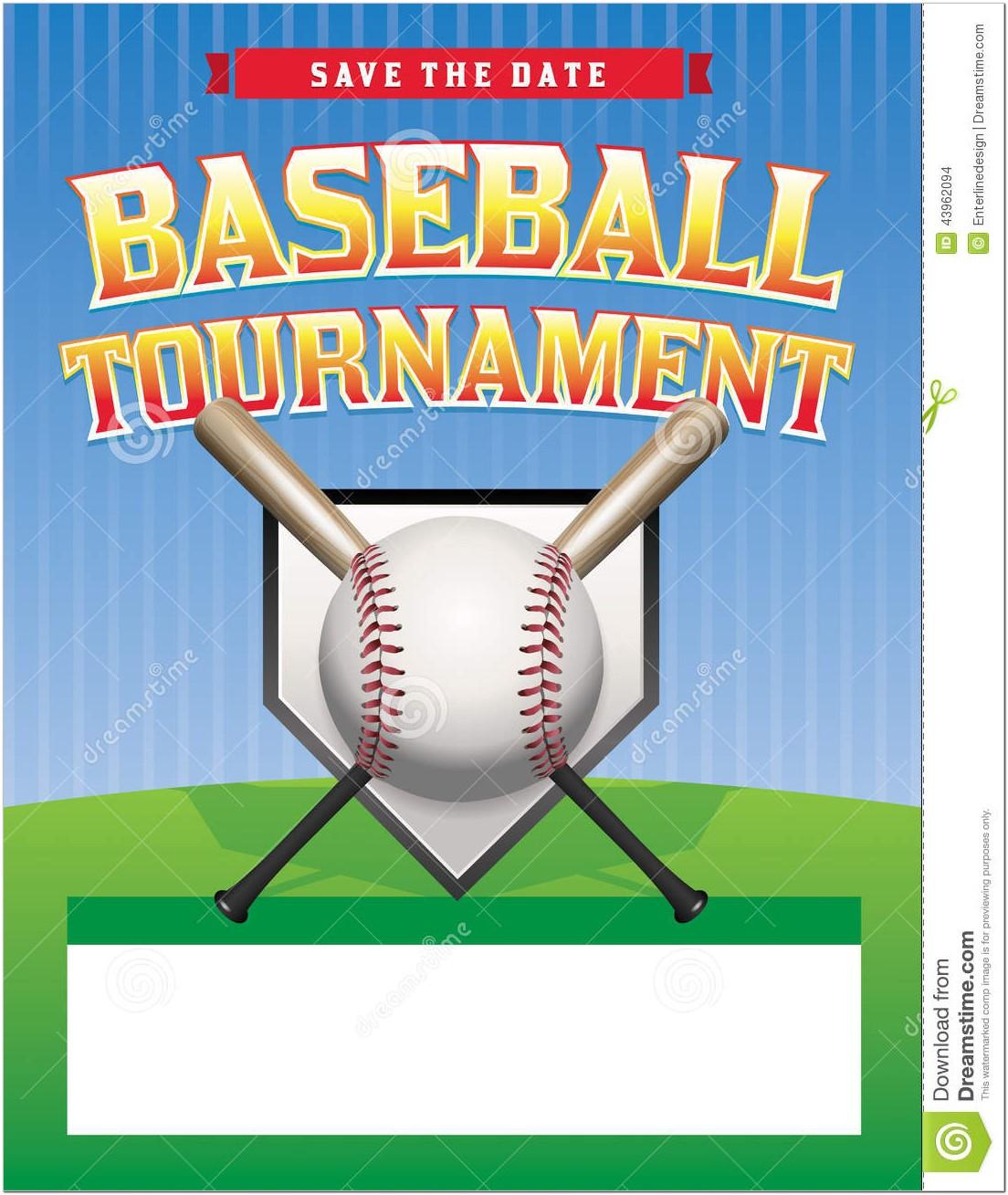 Baseball Fundraiser Flyer Template