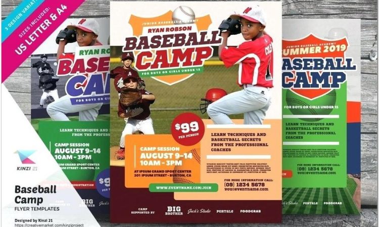 Baseball Lessons Flyer Template