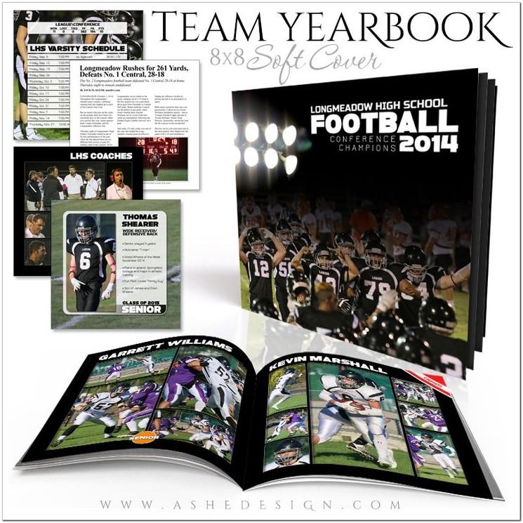 Baseball Yearbook Page Templates