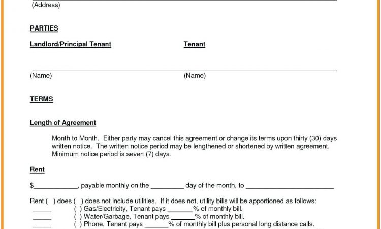 Basic Lease Agreement Template