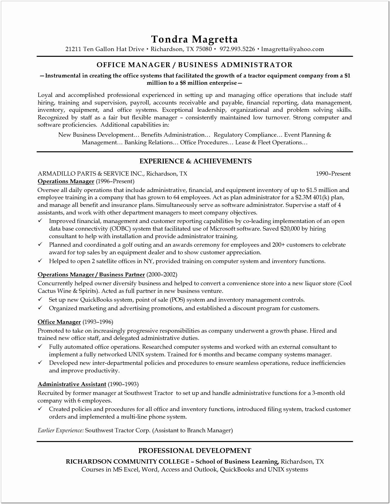 Basic Resume Examples For Retail Jobs