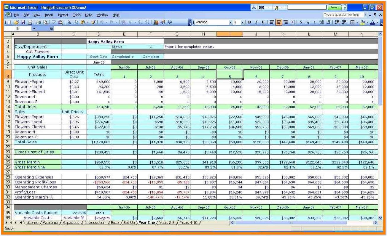 Basic Small Business Accounting Templates