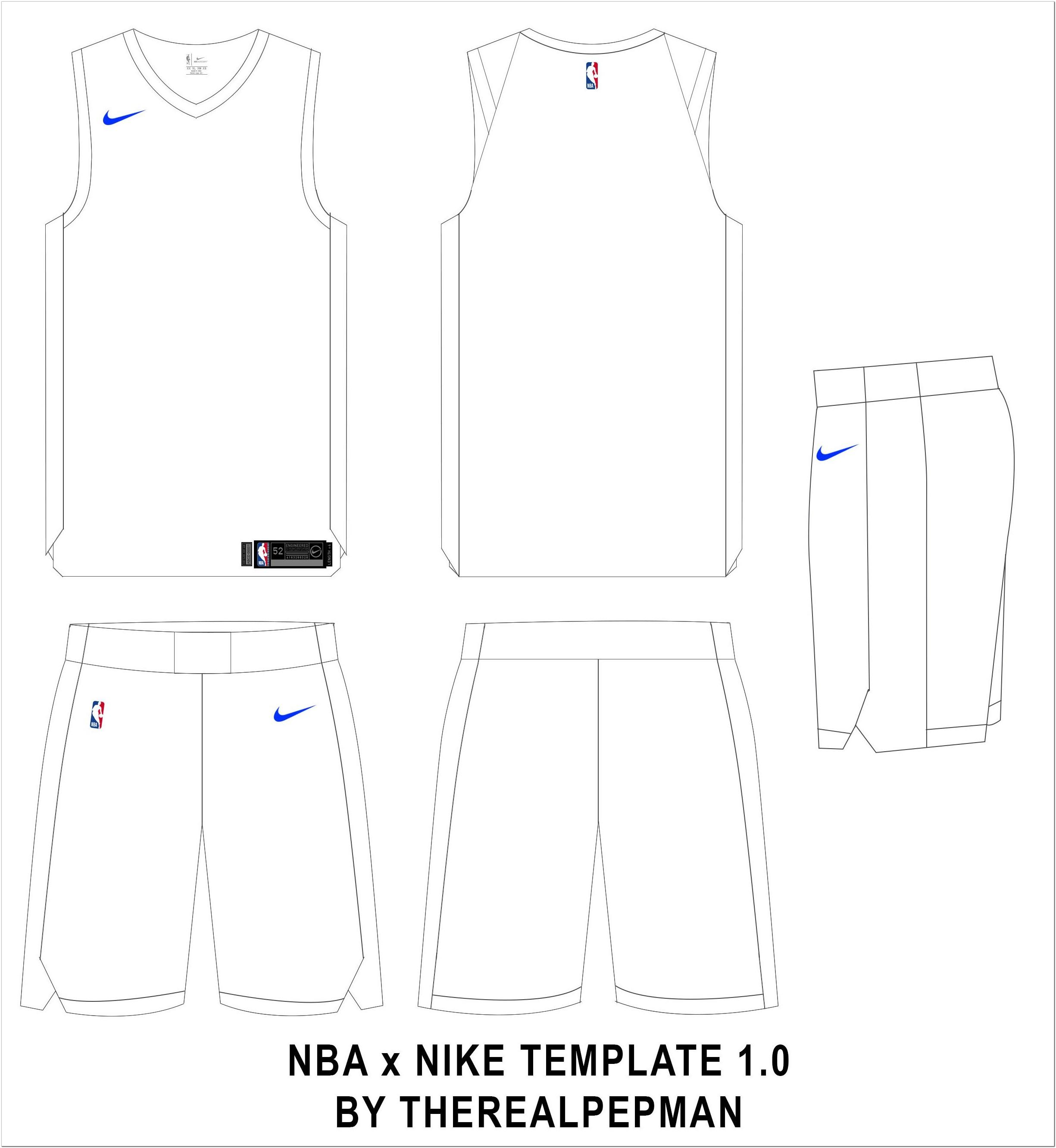 Basketball Jerseys Template Design