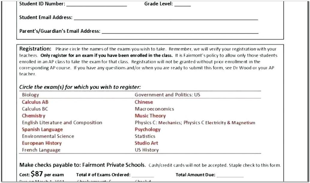 Basketball Player Registration Form Template