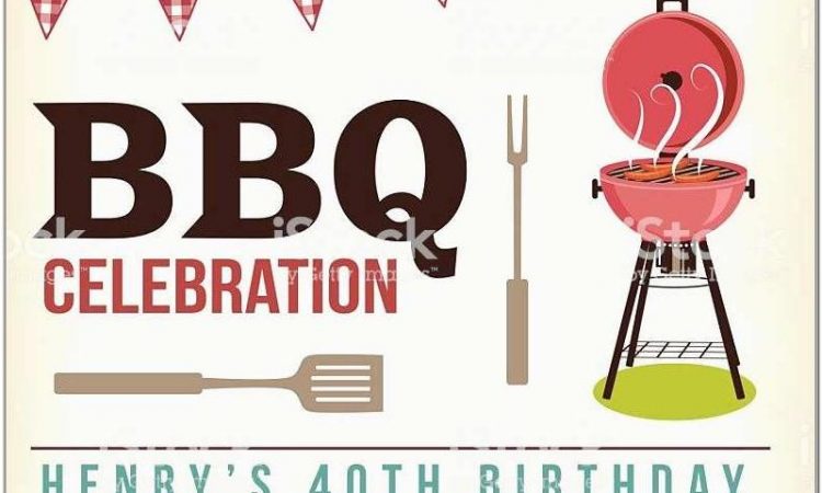 Bbq Invitation Template Free Download