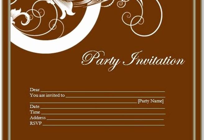 Beach Wedding Invitation Templates For Microsoft Word