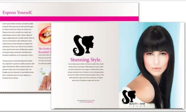 Beauty Hair Salon Brochure Template