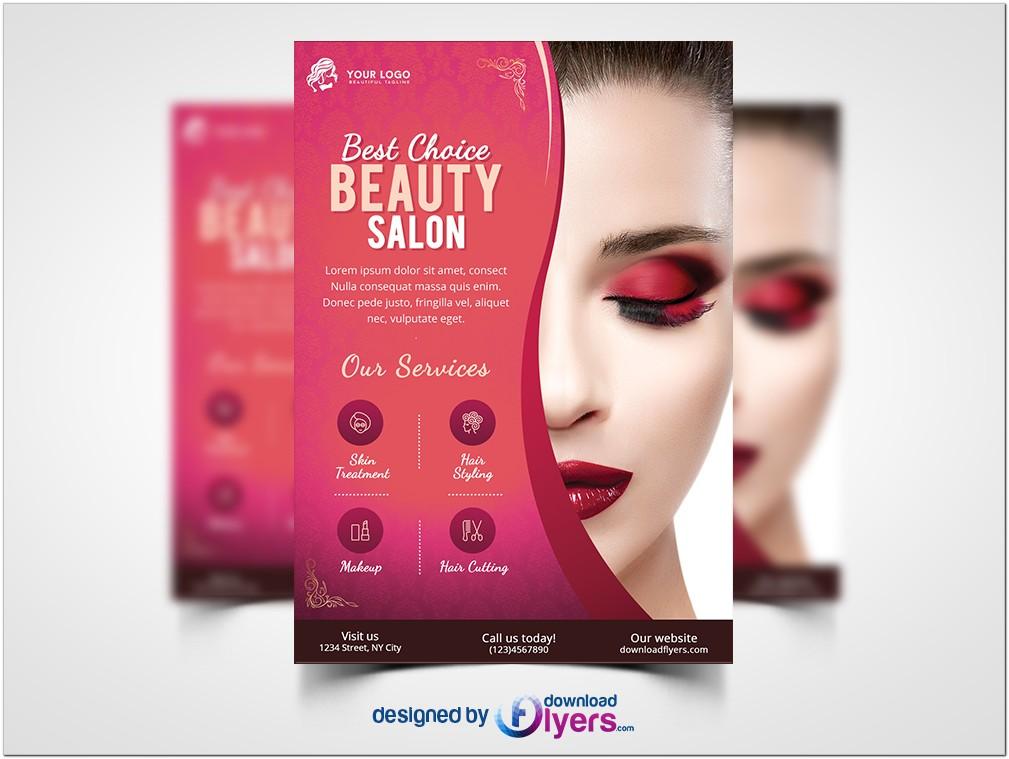 Beauty Salon Brochure Template Free Download