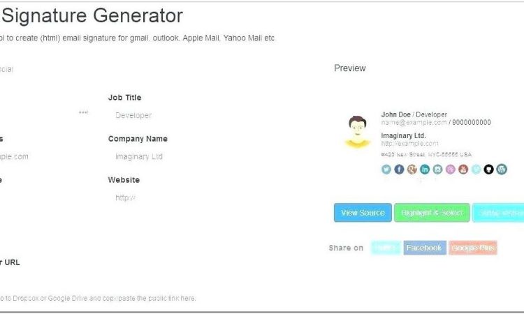 Best Email Signature Template