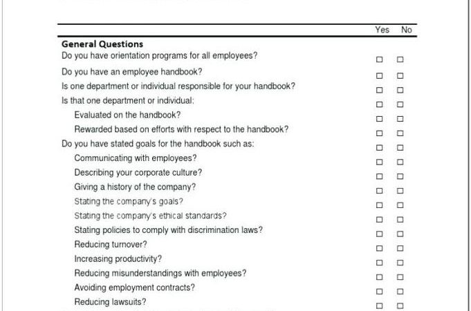 Best Format For Employee Handbook