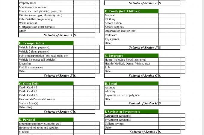 Best Household Budget Spreadsheet Uk