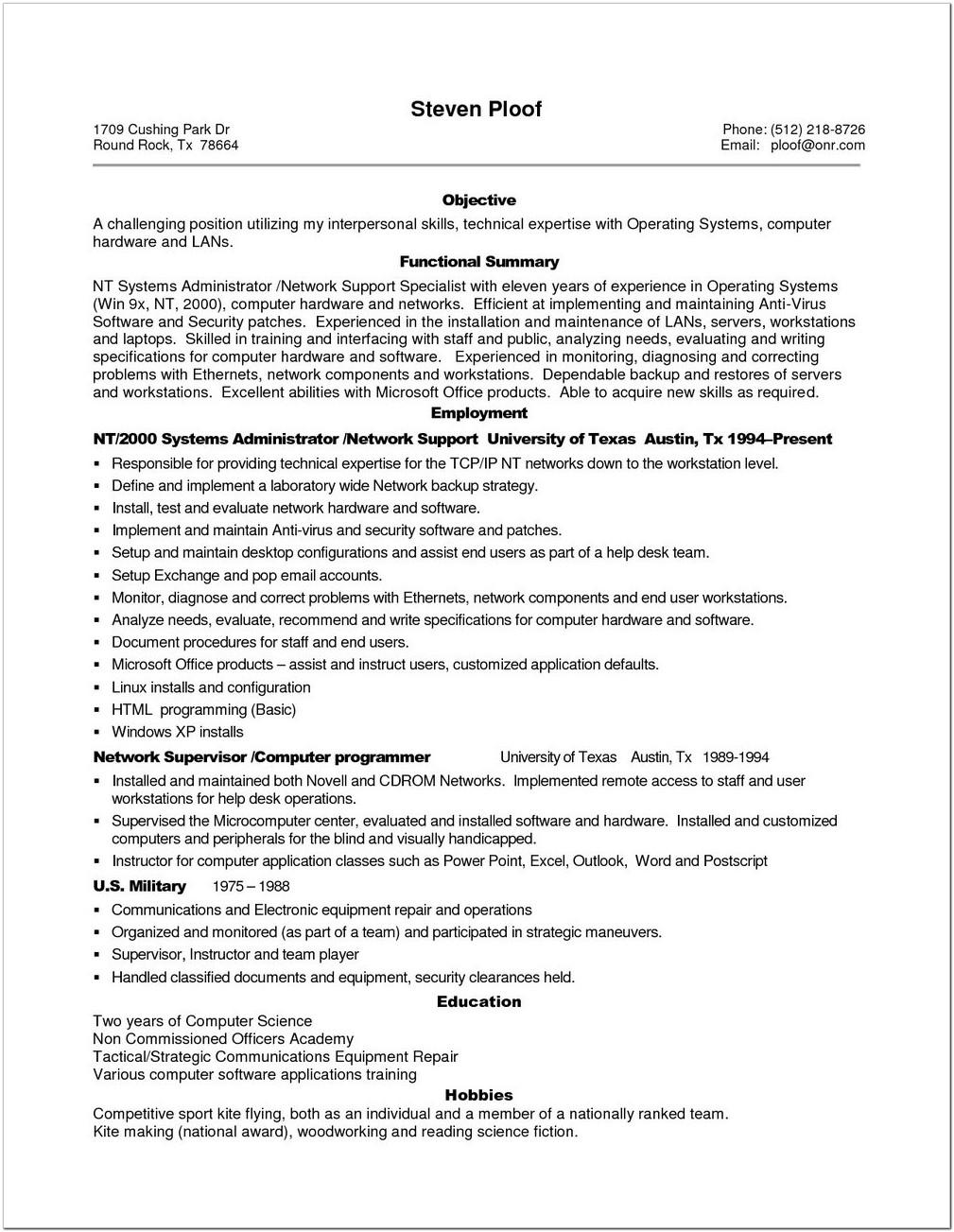 Best Resume Templates For Experienced Professionals