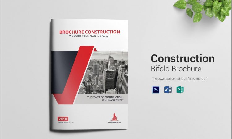 Bi Fold Brochure Template Word