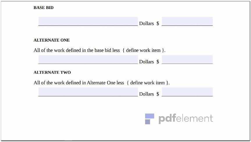 Bid Proposal Template Download (106)