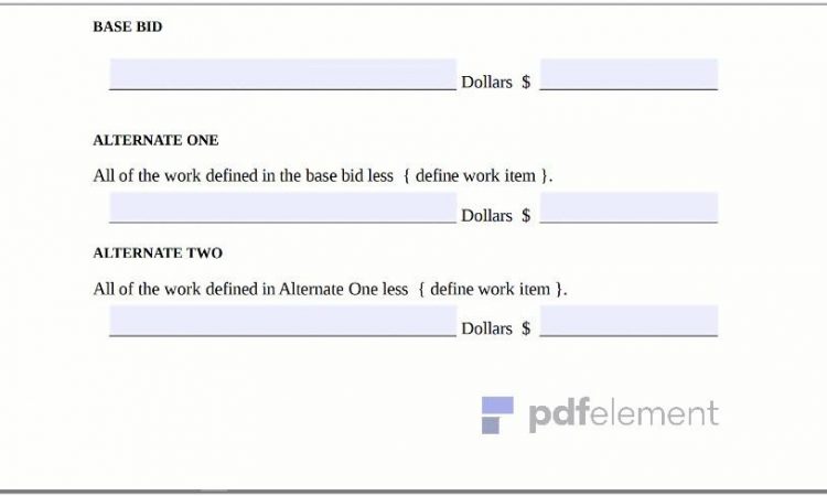 Bid Proposal Template Download (107)