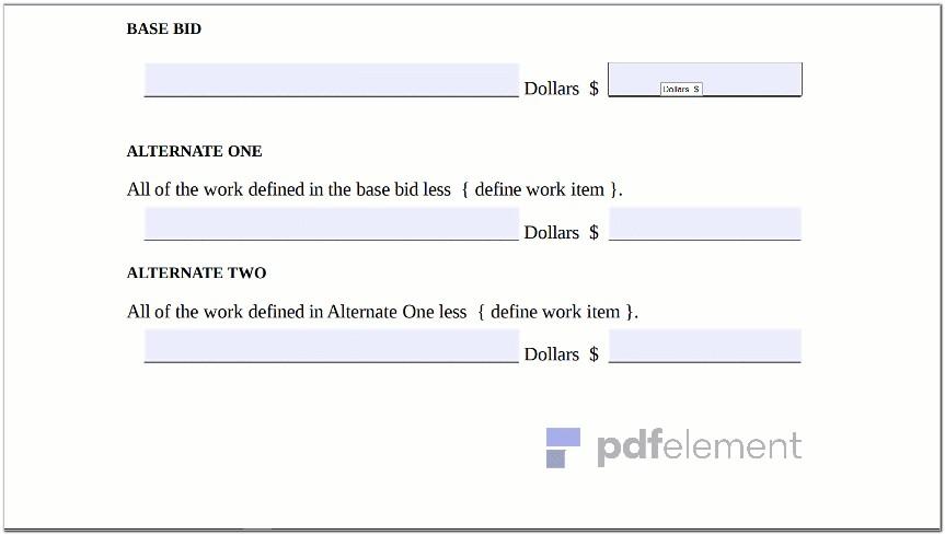 Bid Proposal Template Download (139)