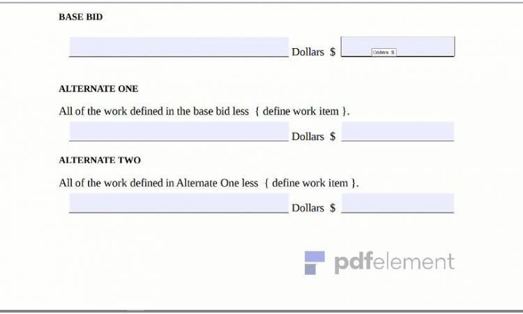 Bid Proposal Template Download (140)