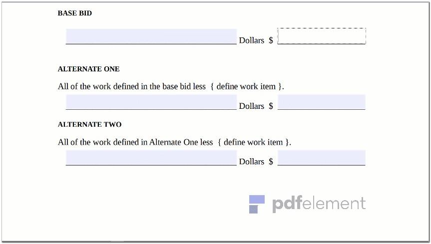 Bid Proposal Template Download (144)