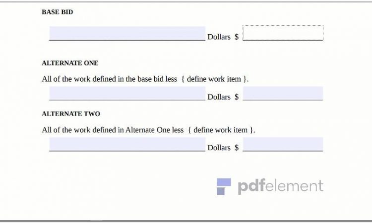 Bid Proposal Template Download (146)