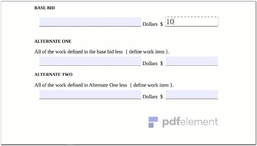 Bid Proposal Template Download (166)