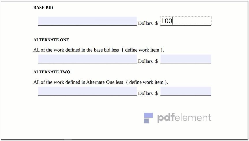 Bid Proposal Template Download (169)