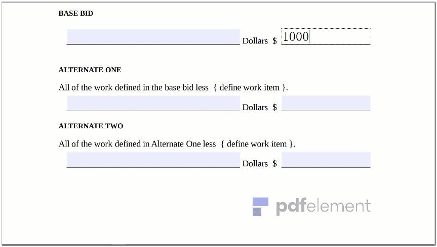 Bid Proposal Template Download (174)