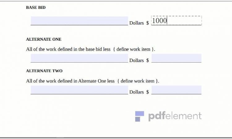 Bid Proposal Template Download (177)