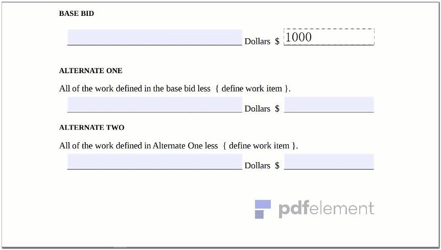 Bid Proposal Template Download (186)