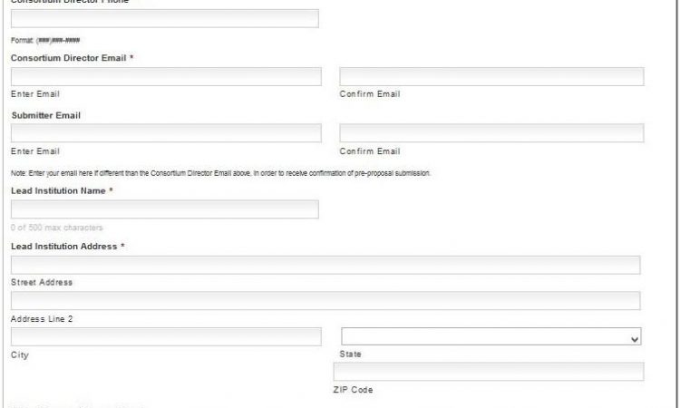 Bid Submission Form Template