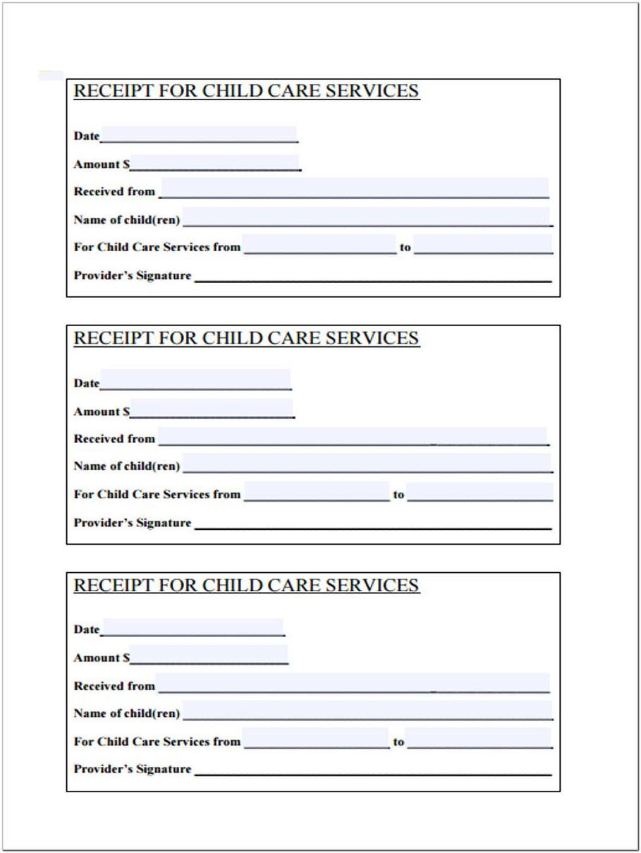 Bill For Services Rendered Template