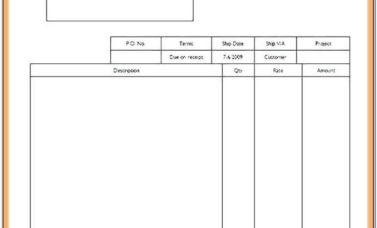 Bill Of Lading Form Word Document