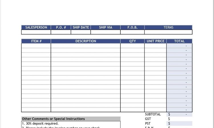 Bill Receipt Format Pdf