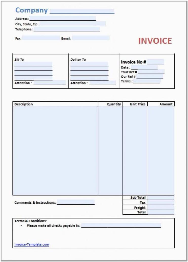 Billing Statement Template For Mac
