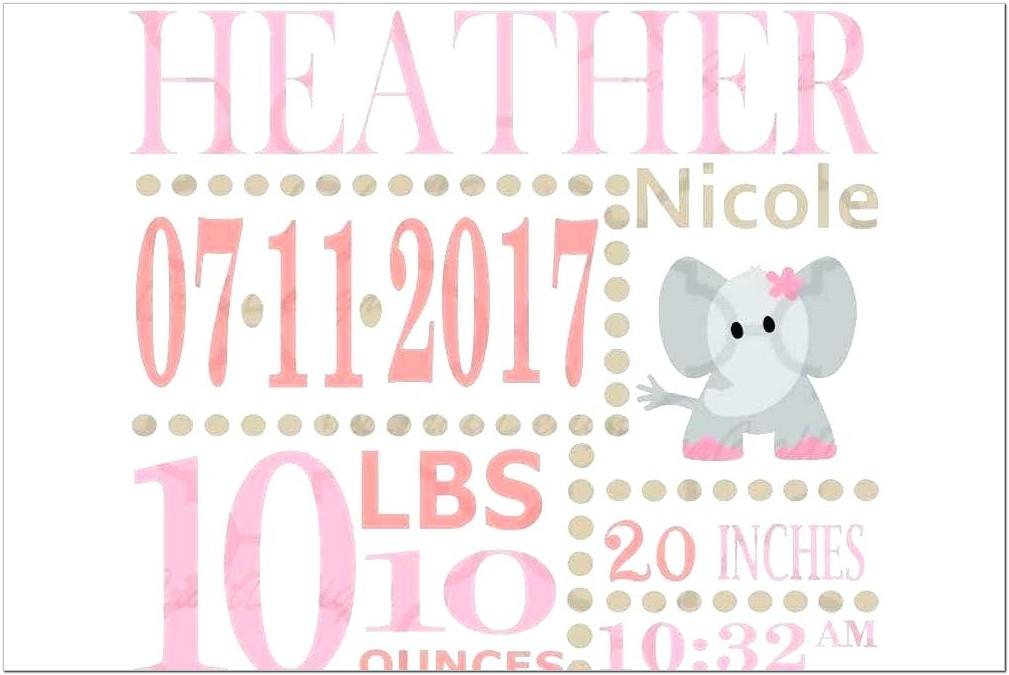 Birth Announcement Template Ms Word