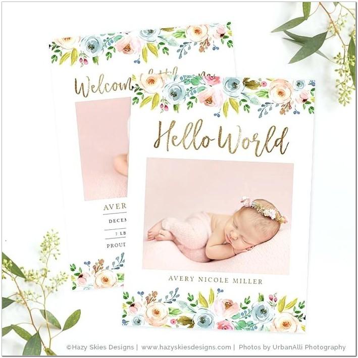 Birth Announcement Template Word