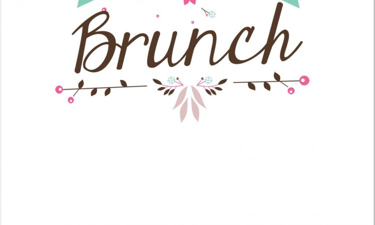 Birthday Brunch Invitation Template Free