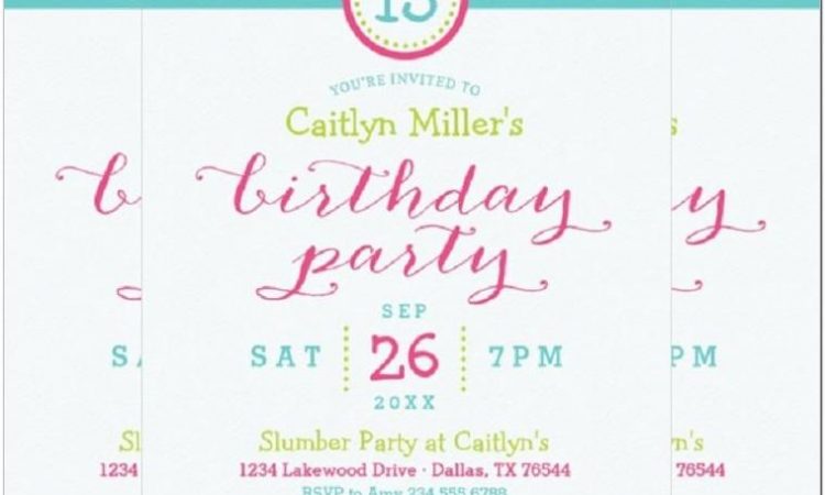 Birthday Invitation Email Templates