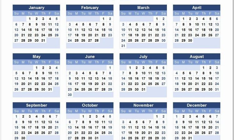 Biweekly Payroll Calendar Template 2019