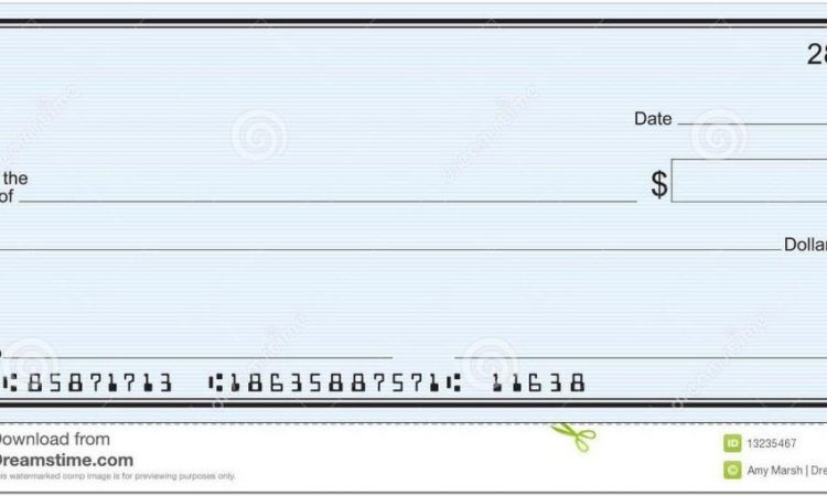 Blank Check Template Word