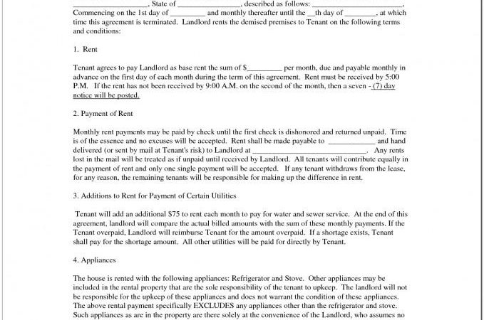 Blank Commercial Lease Agreement Pdf