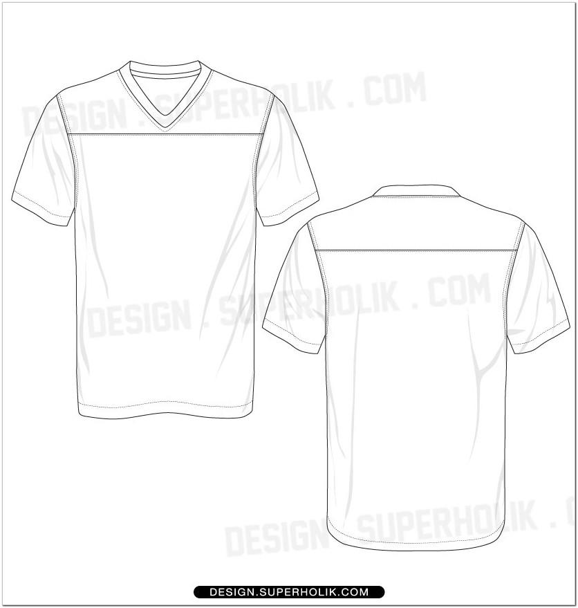 Blank Football Kit Design Template