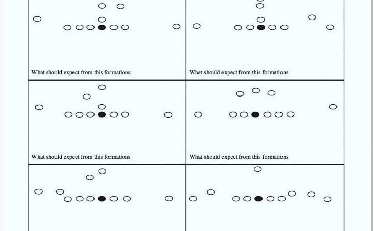 Blank Football Playbook Template Pdf