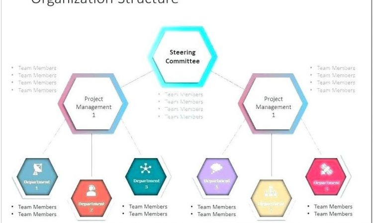 Blank Hierarchy Chart Template