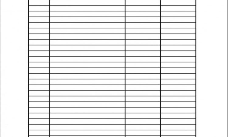 Blank Inventory Spreadsheet Template