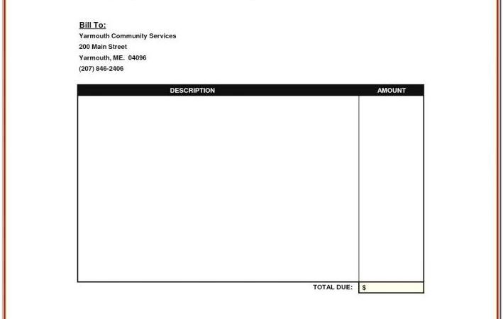 Blank Invoice Format Pdf